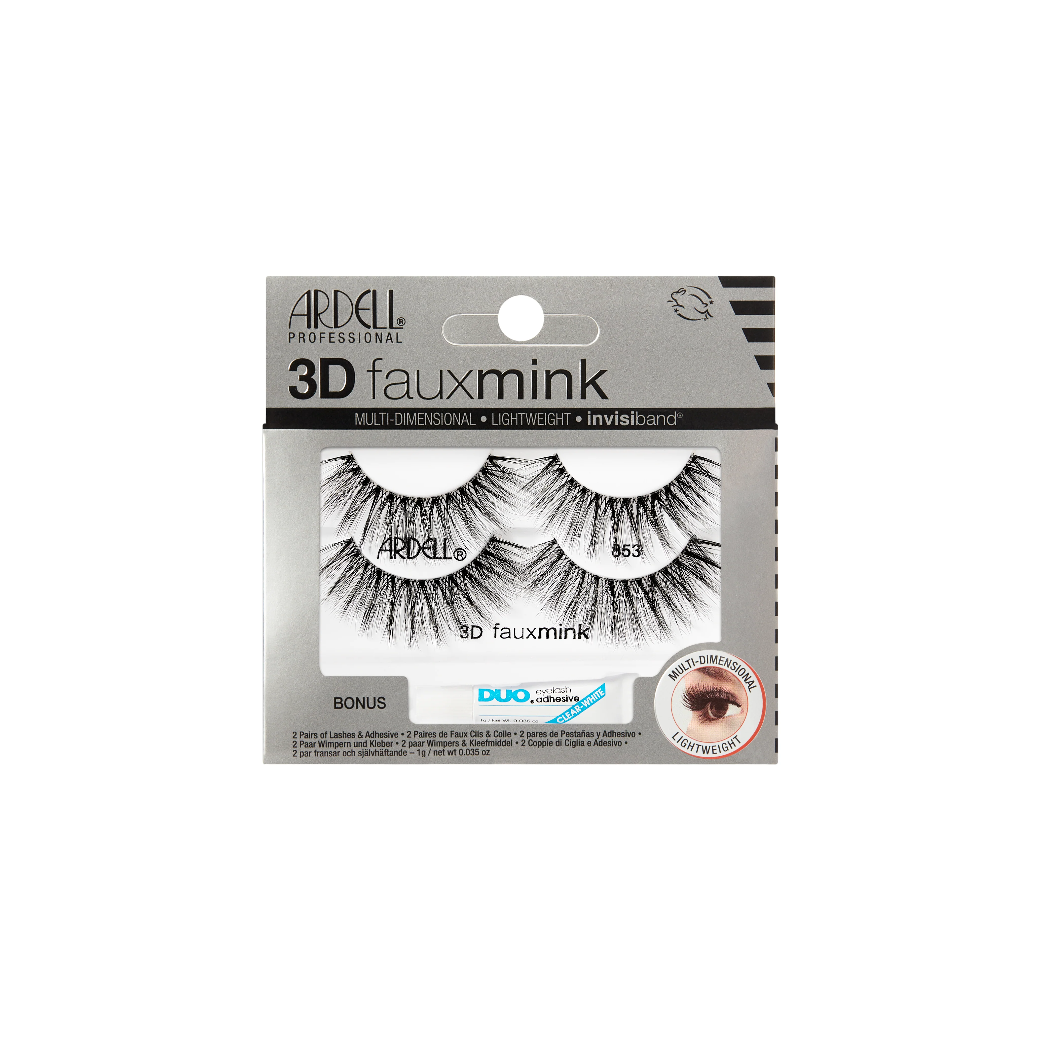 3D Faux Mink 853, 2-Pack