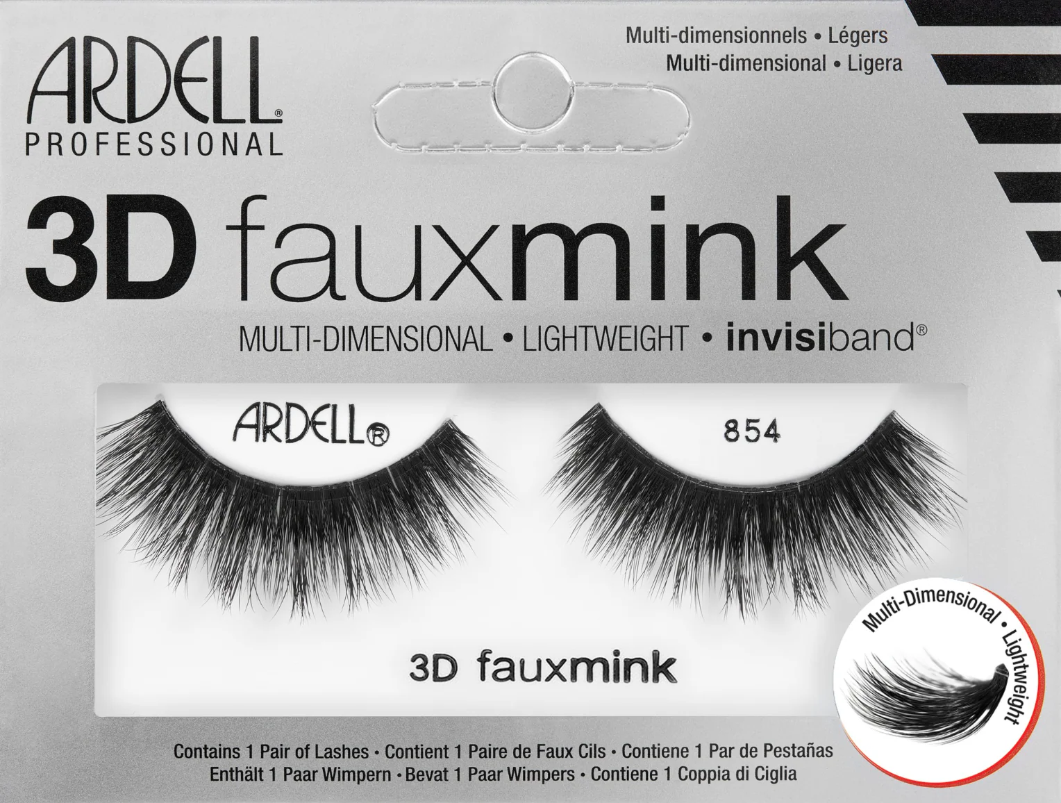 3D Faux Mink 854