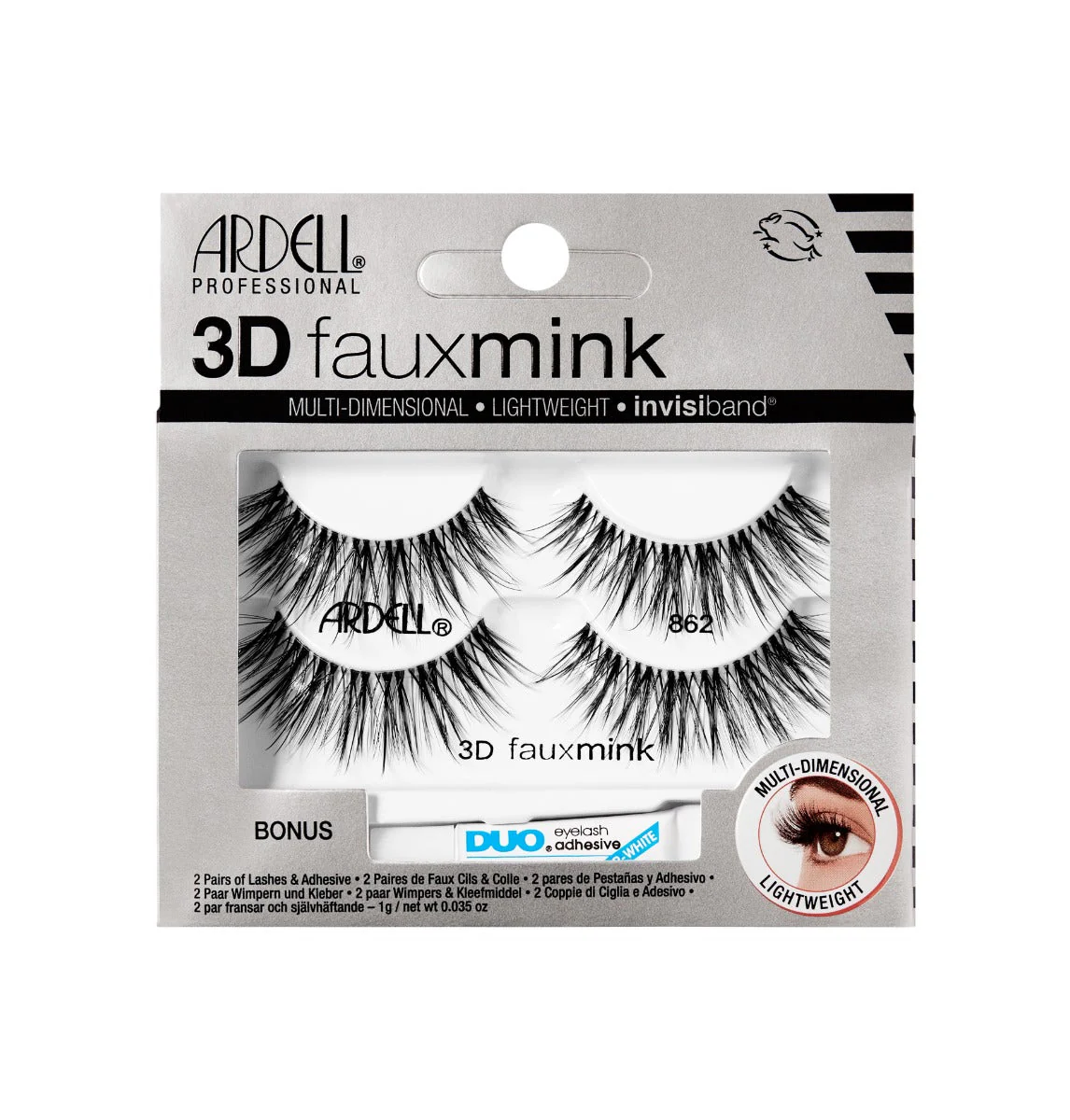 3D Faux Mink 862, 2-Pack