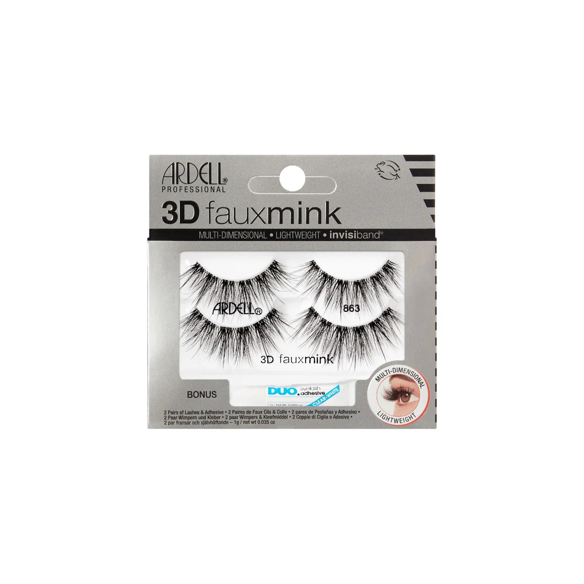 3D Faux Mink 863, 2-Pack