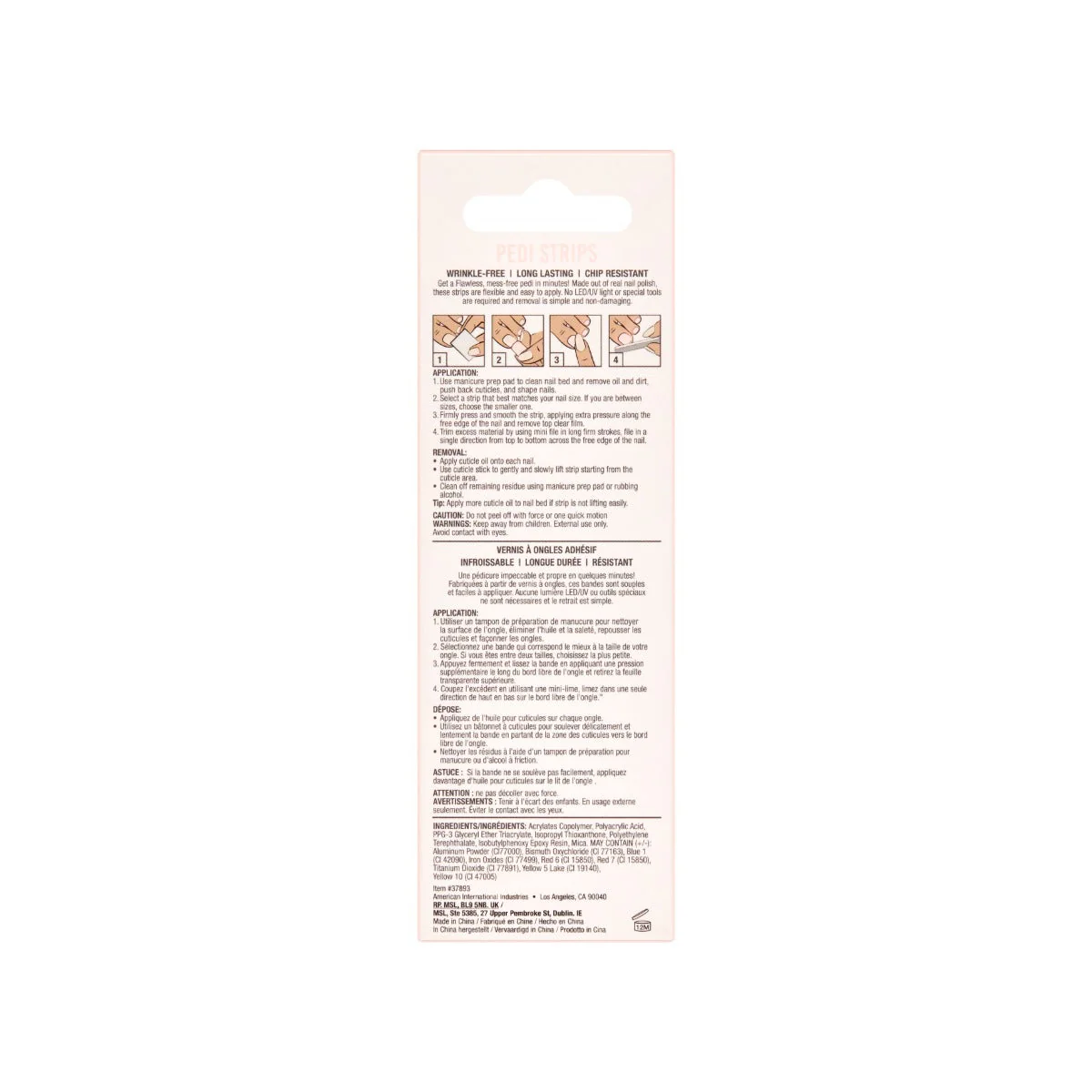 Ardell Nail Addict Pedi Strips - Kiss Me Quick - Image 4