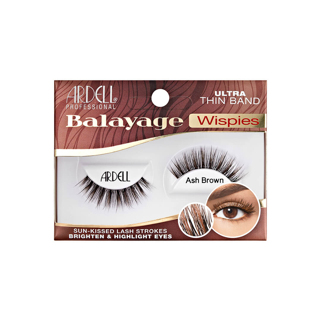 Balayage Wispies, Ash Brown
