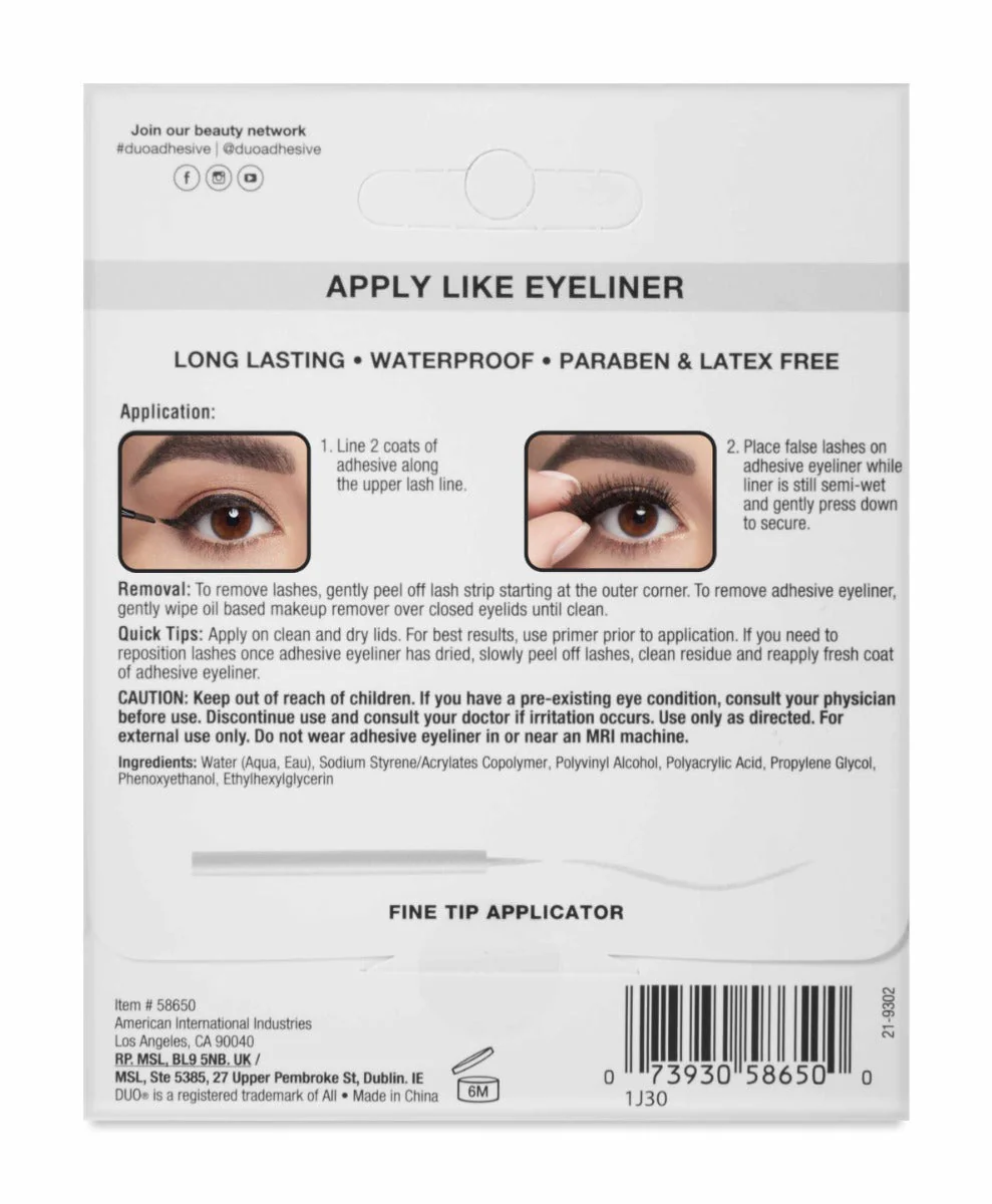 DUO Line It Lash It Clear Lash Adhesive Eyeliner - Image 3
