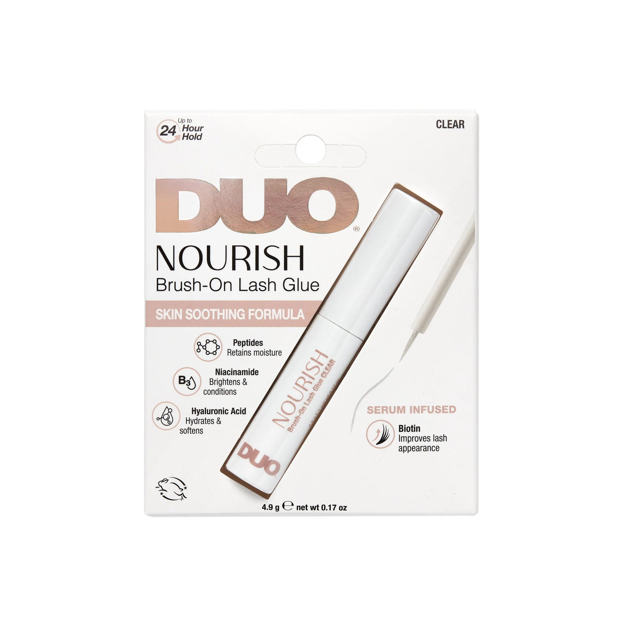 DUO Nourish Brush-On Lash Glue Clear