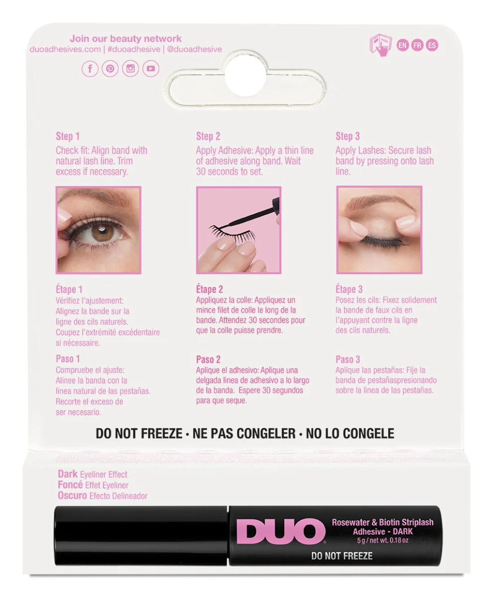 DUO Rosewater & Biotin Striplash Adhesive, Dark - Image 4