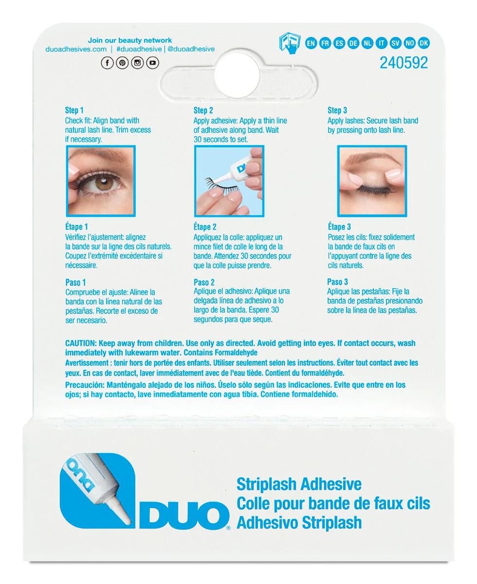DUO Striplash Adhesive, Clear - Image 4