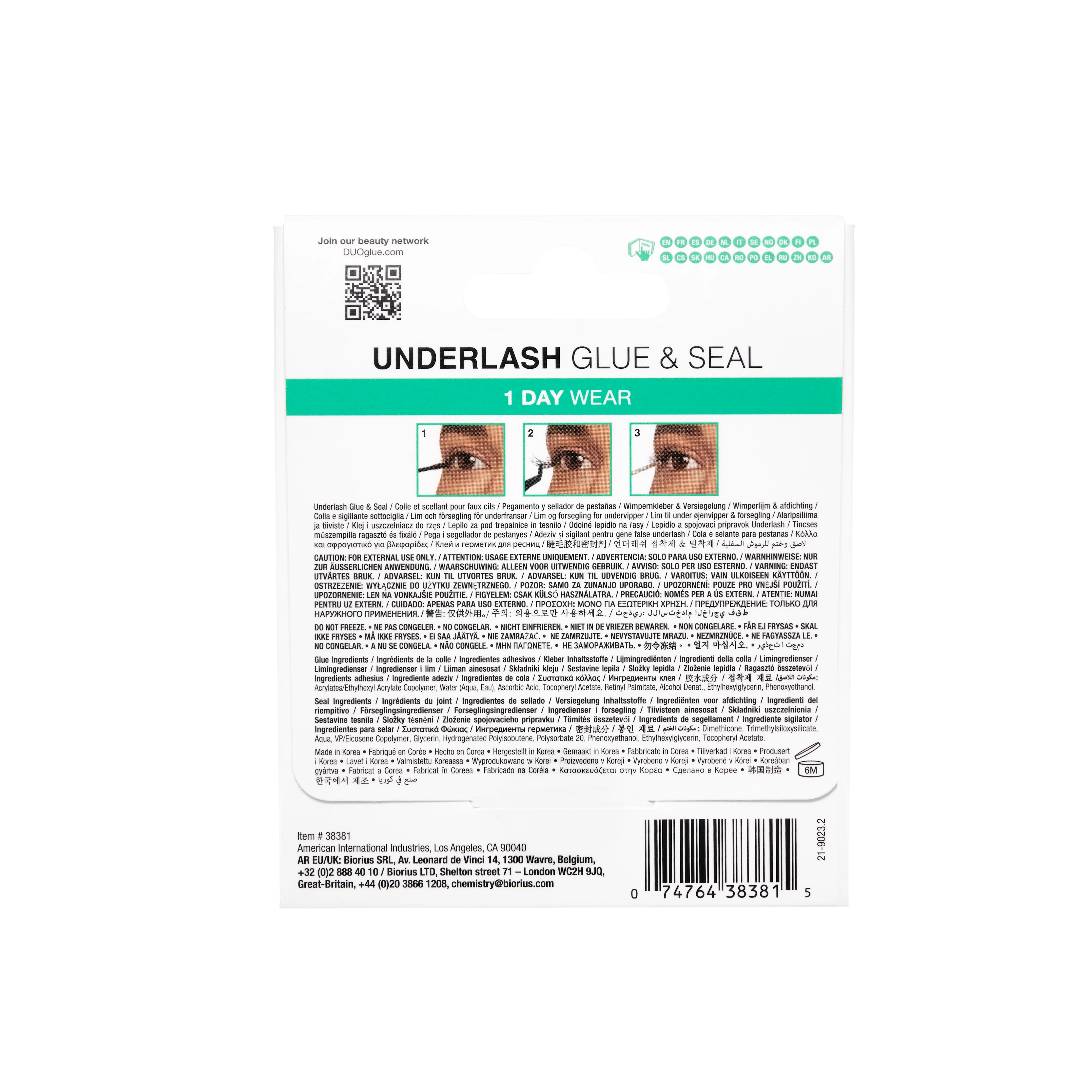 DUO Underlash 1 Day Clear Glue & Seal - Image 3