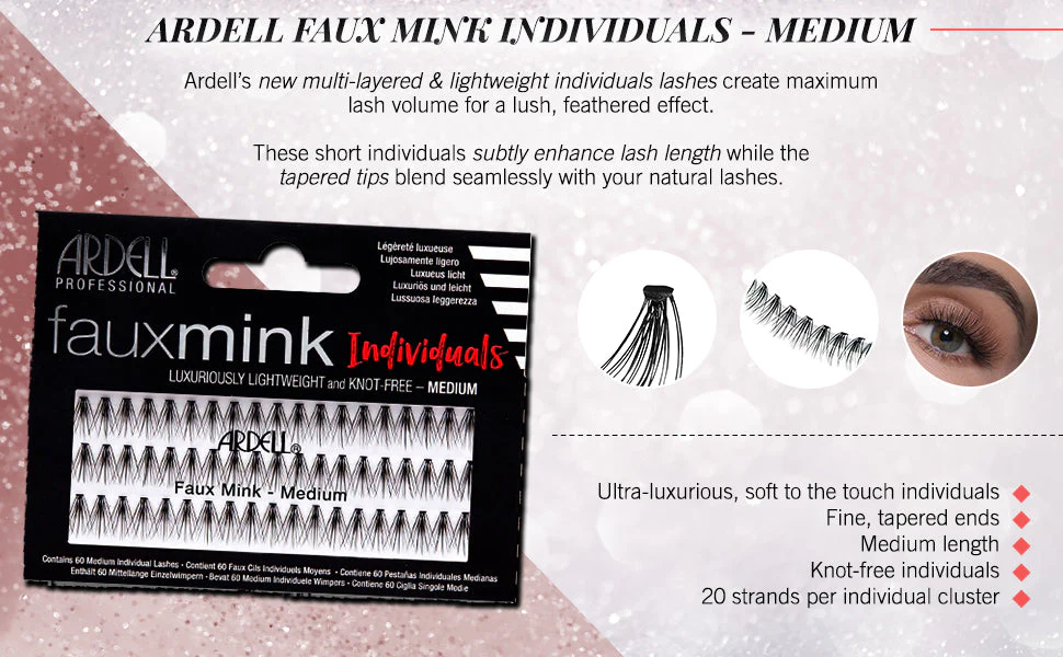Faux Mink Individuals, Medium, 60-Count - Image 4