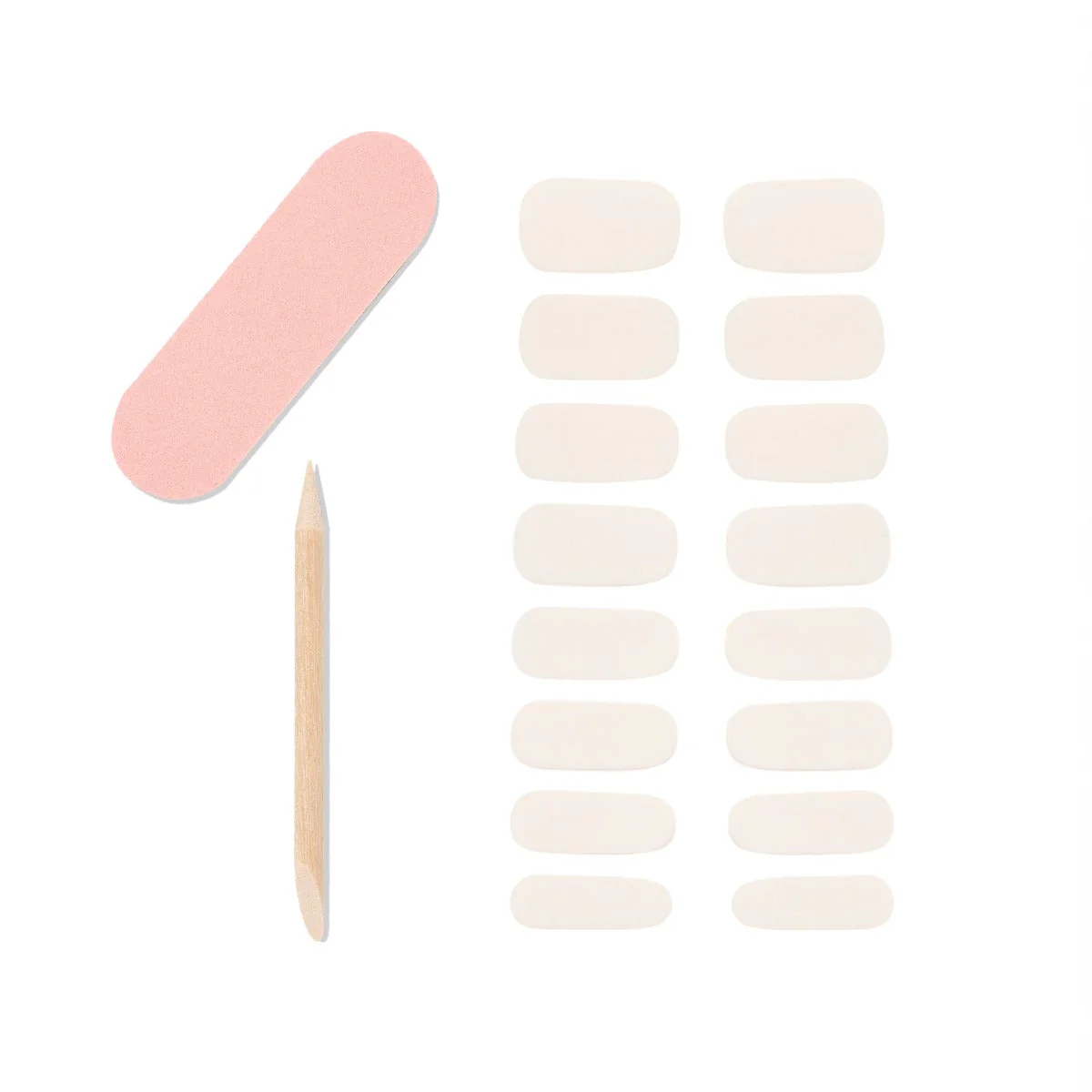 Nail Addict Gel Nail Strips - Blanc - Image 3