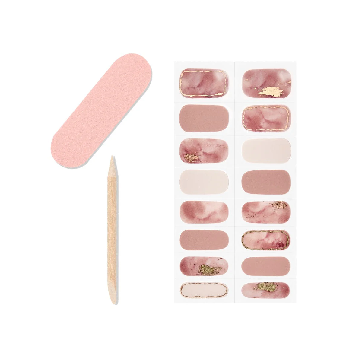 Nail Addict Gel Nail Strips - Cheers to Rosé - Image 3