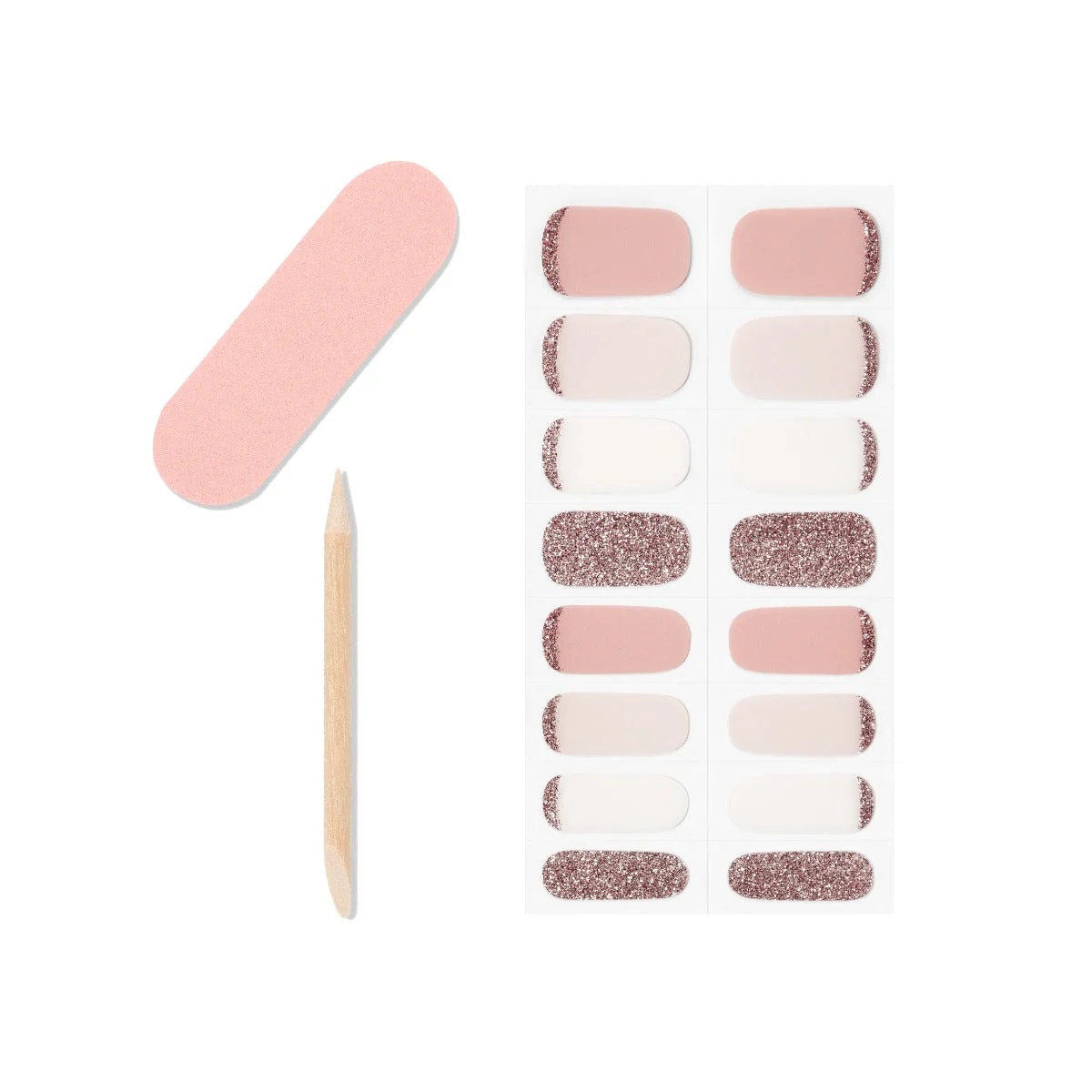 Nail Addict Gel Nail Strips - Cupids Bow - Image 3