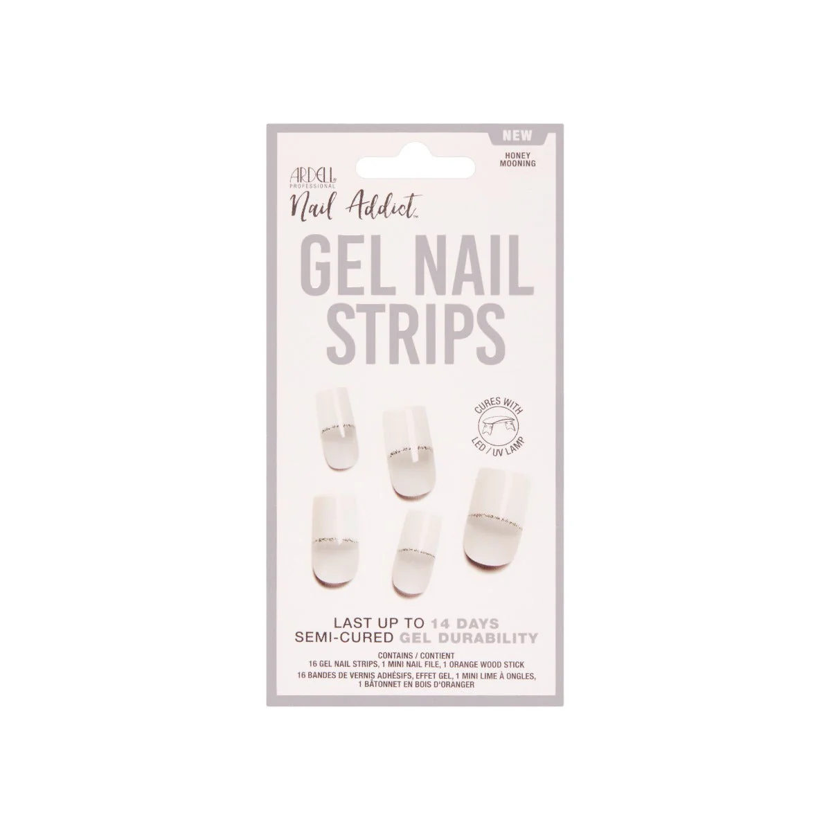 Nail Addict Gel Nail Strips - Honey Mooning
