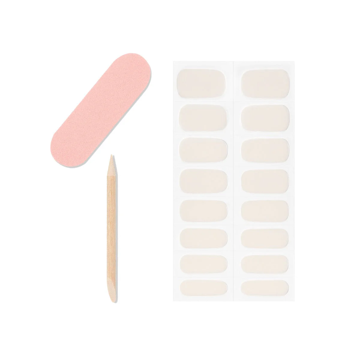 Nail Addict Gel Nail Strips - Moonlit Pearl - Image 3