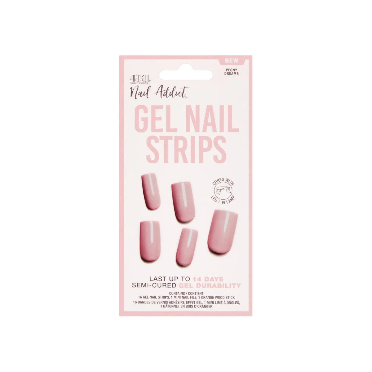 Nail Addict Gel Nail Strips - Peony Dreams