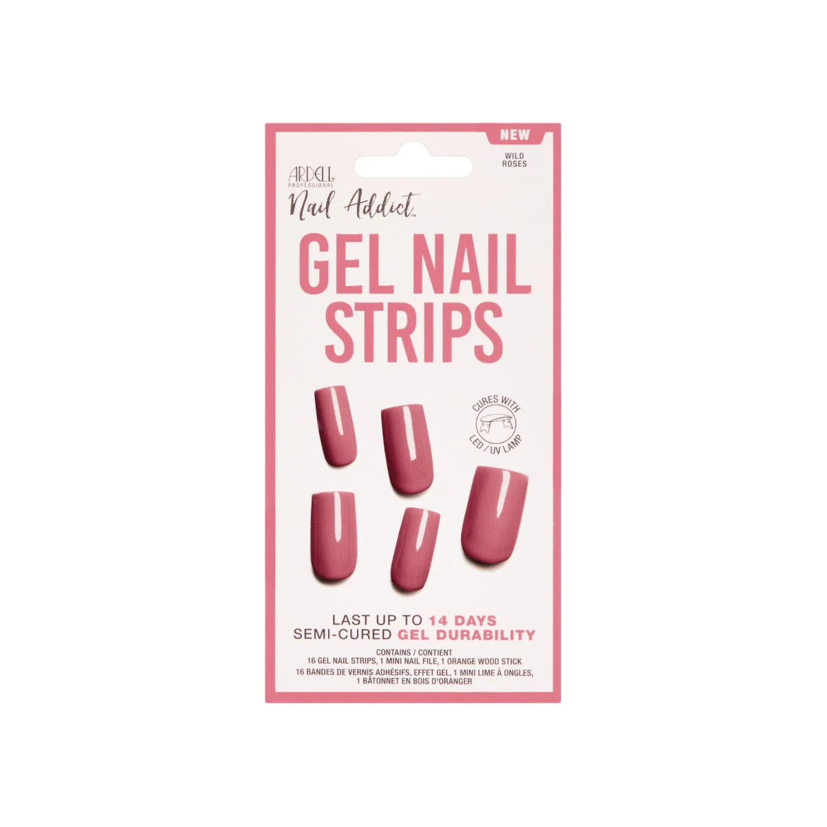 Nail Addict Gel Nail Strips - Wild Roses