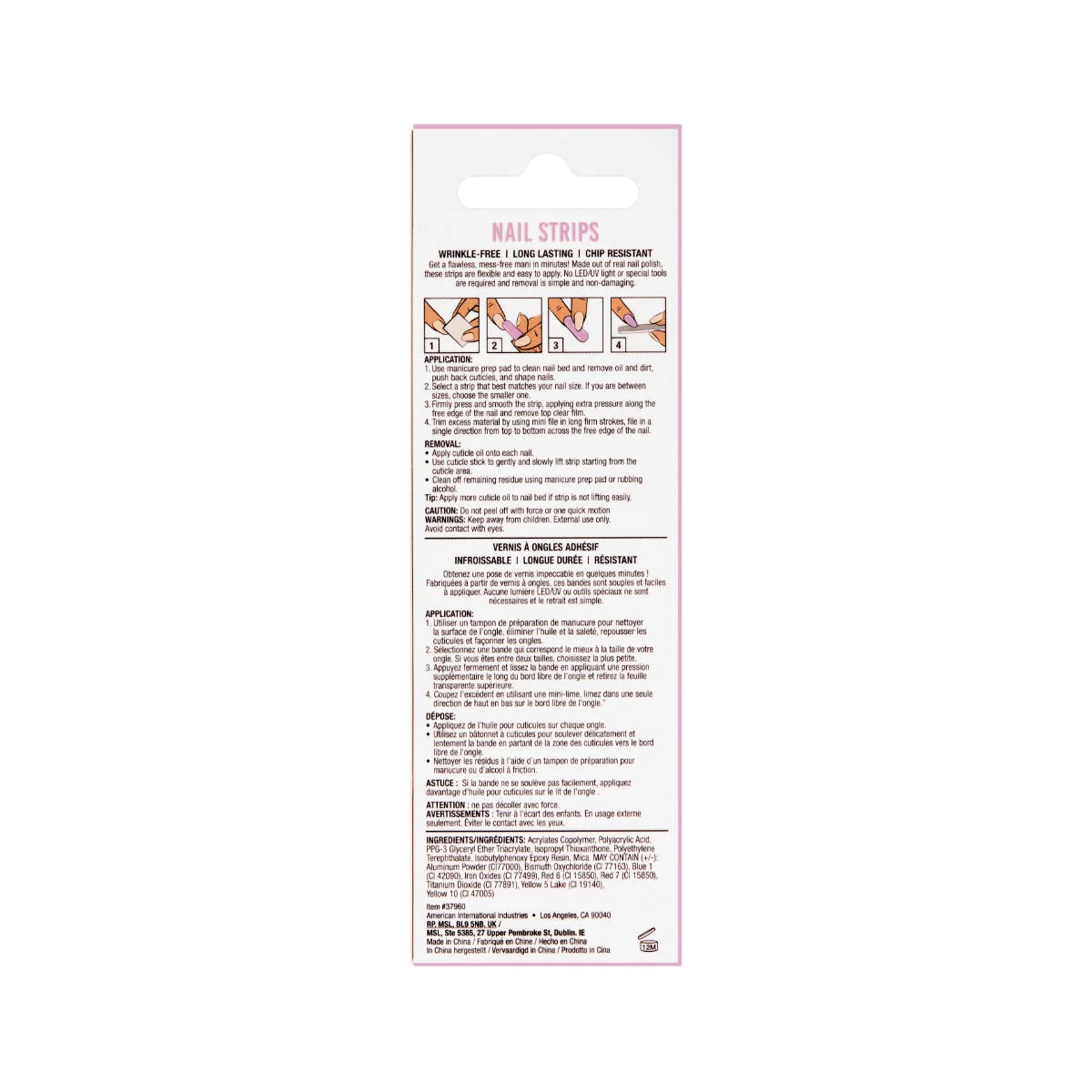 Nail Addict Nail Strips - Sugar Plum - Image 4