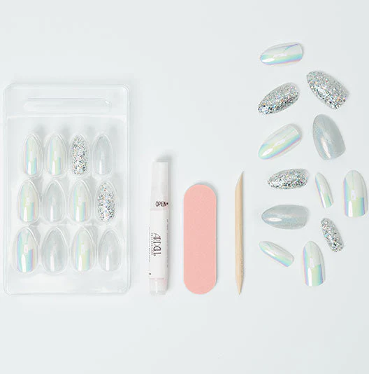Nail Addict Premium Artificial Nail Set, Holographic Glitter - Image 5