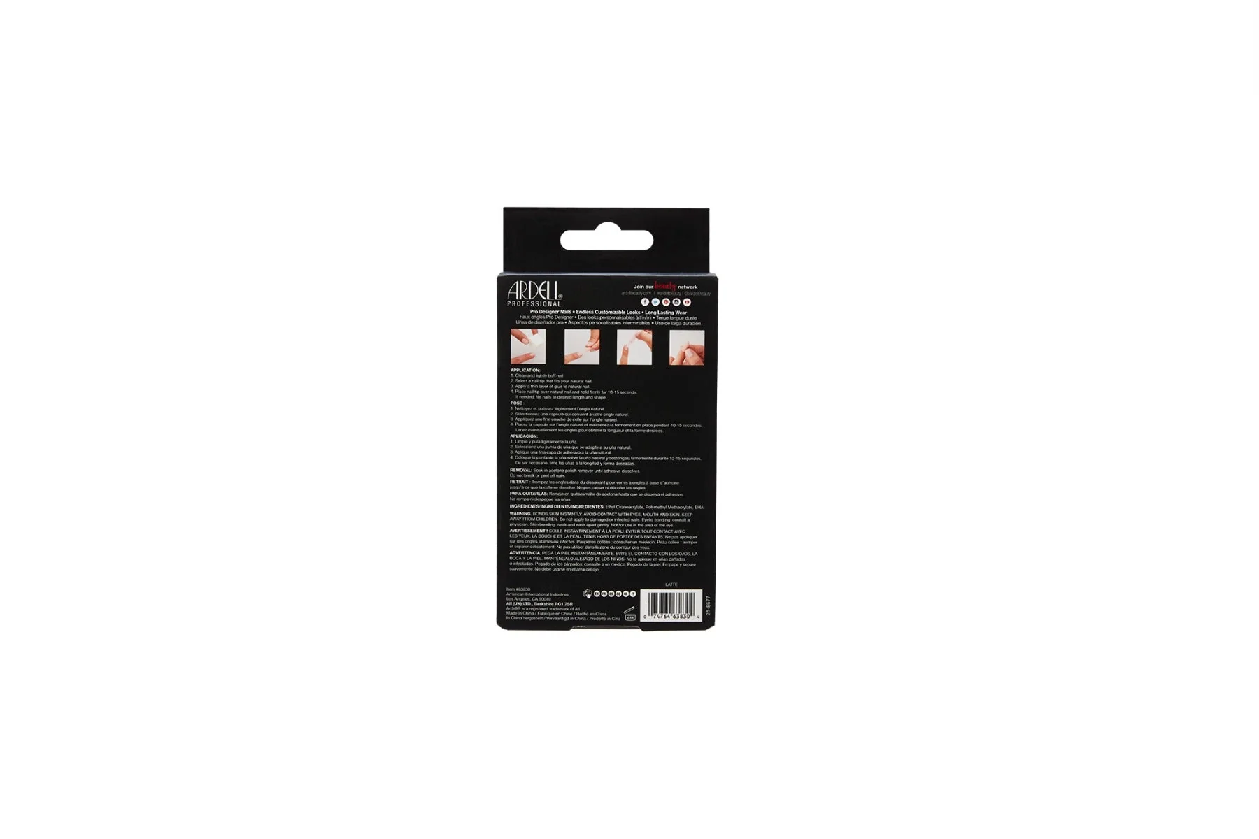 Nail Addict Premium Artificial Nail Set, Latte - Image 4