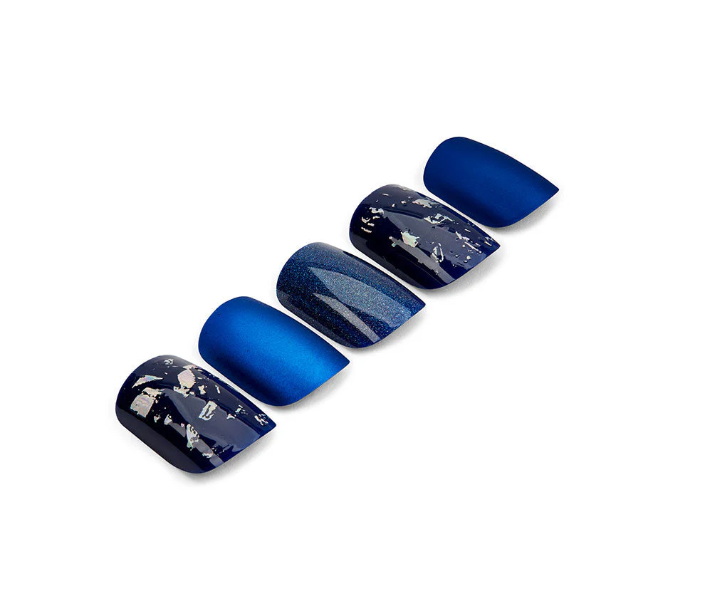 Nail Addict Premium Artificial Nail Set, Matte Blue - Image 2