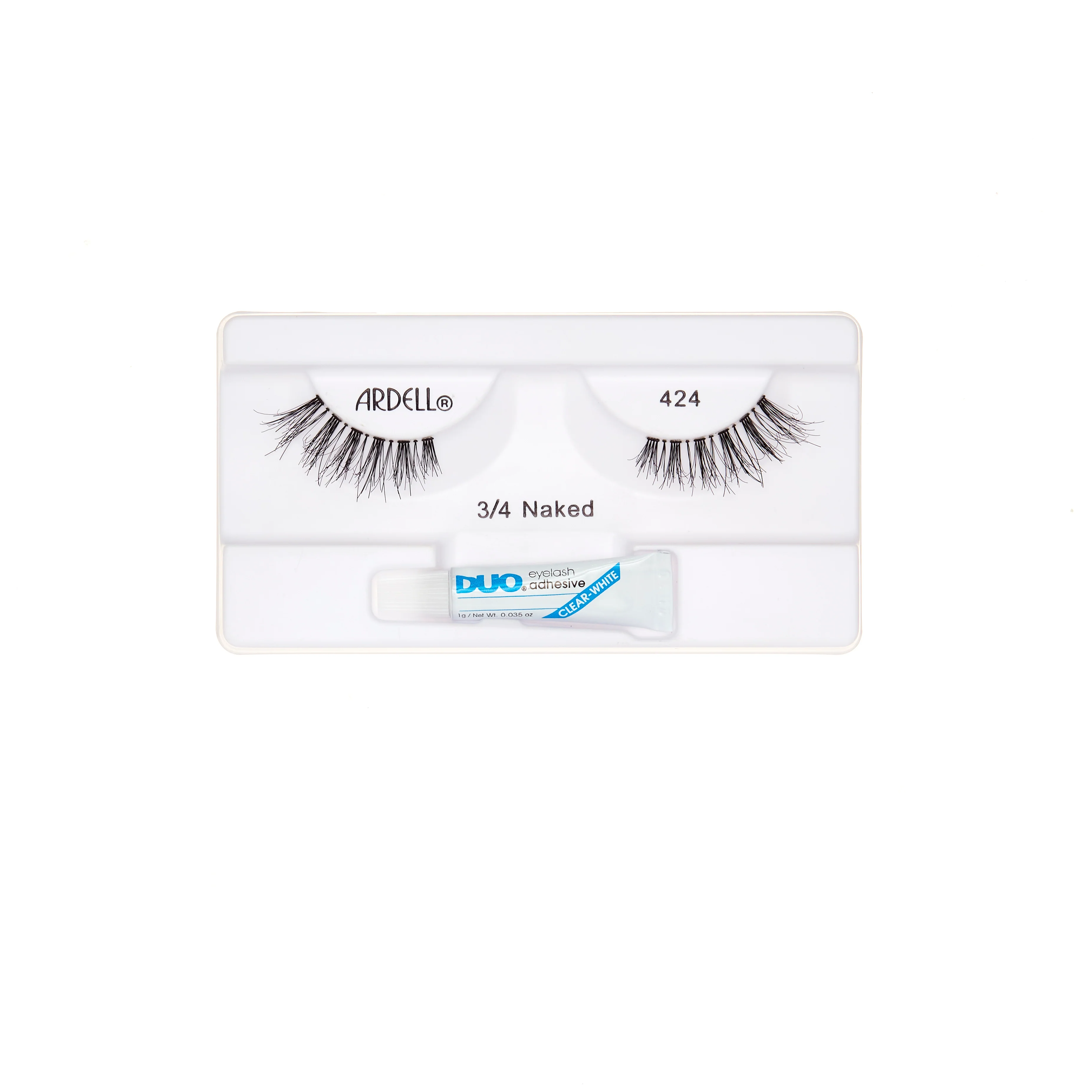 Naked Lash 3/4 length 424 with DUO 1 gram Glue - Image 2