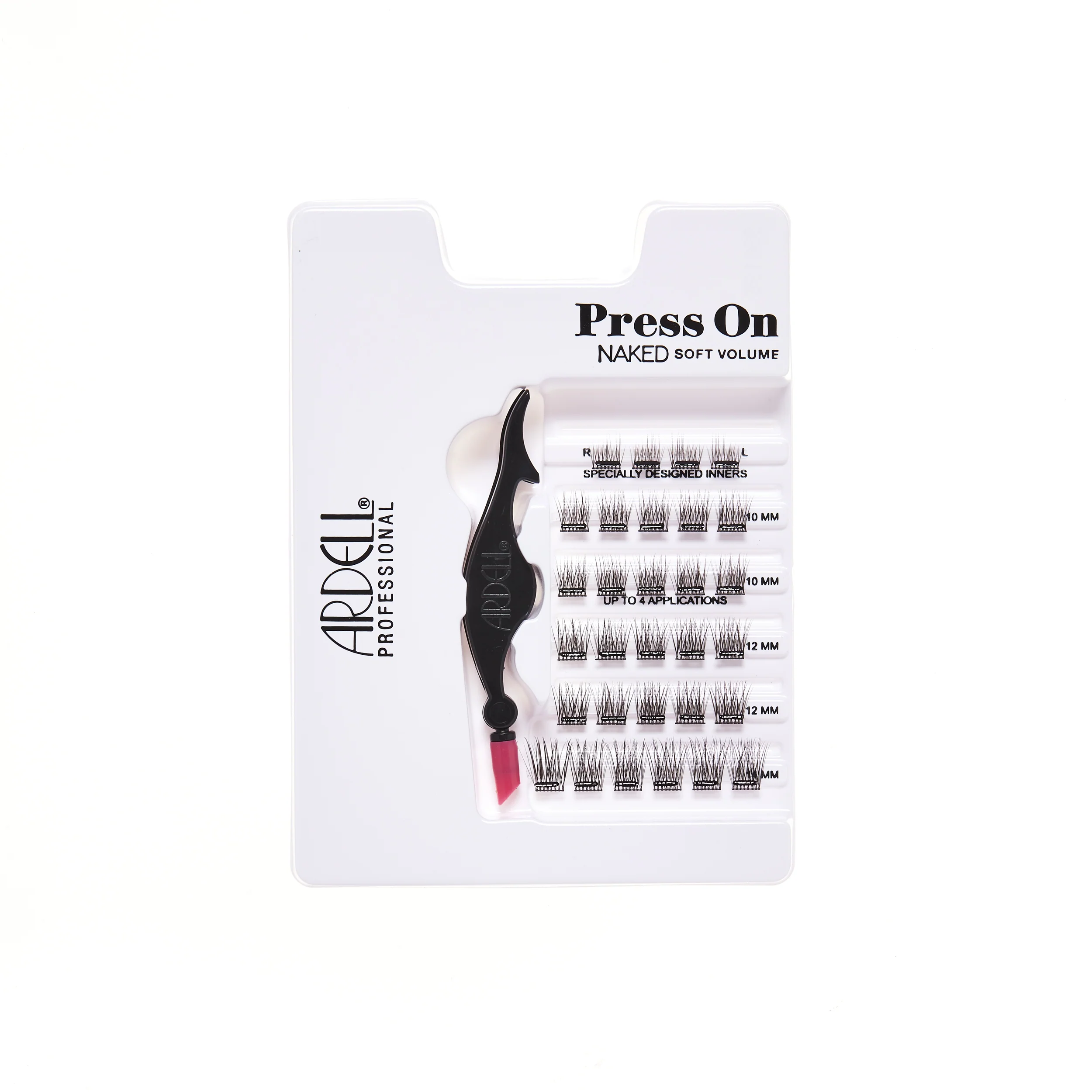 Press On Pre-Glued Underlash Extensions Naked Soft Volume 30 ct + Applicator - Image 4