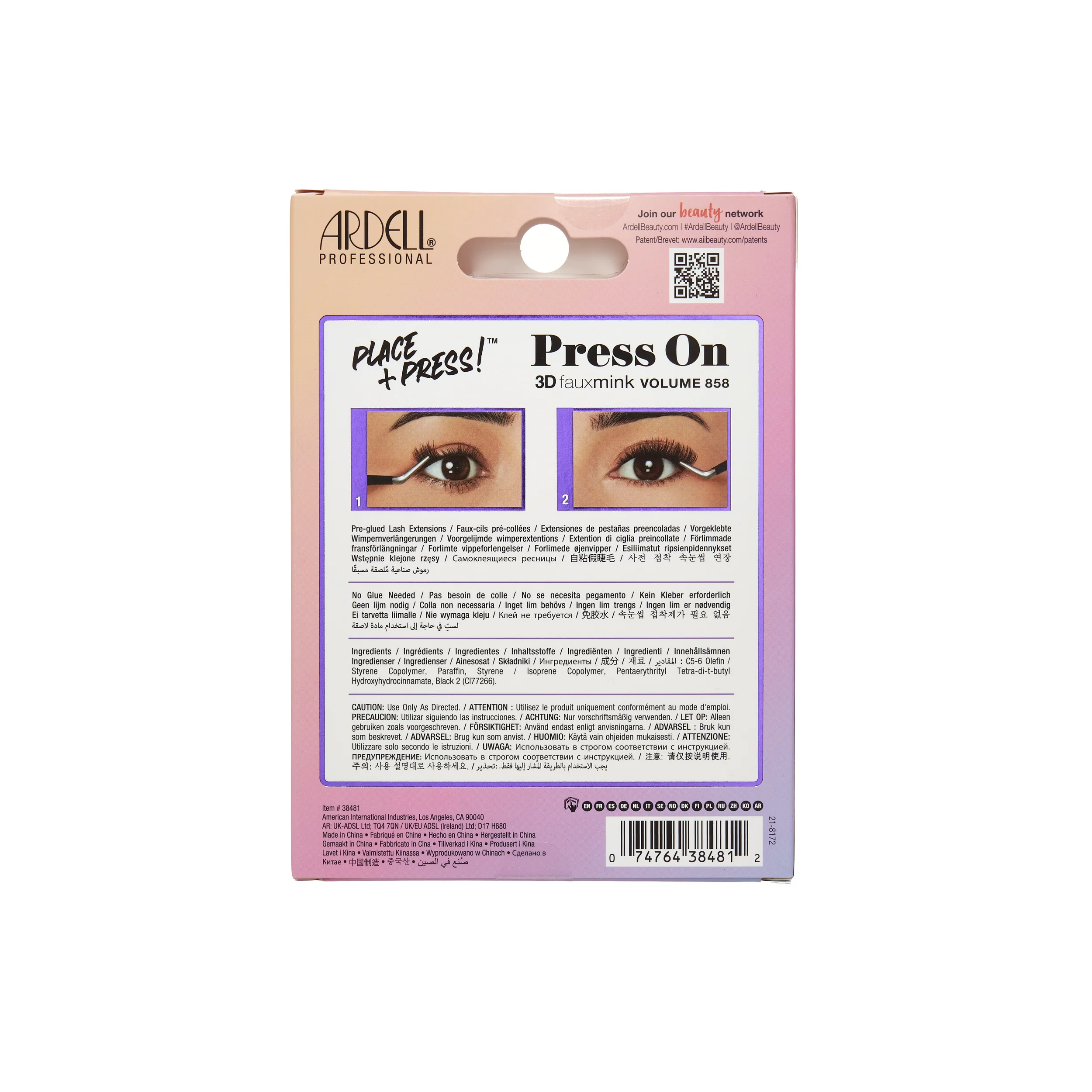 Press On Overlash 3D Fauxmink Volume 858 - Image 5
