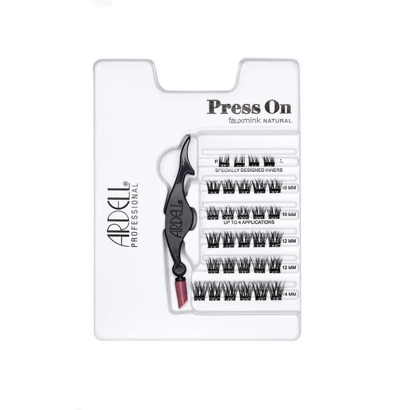 Press On Underlash Fauxmink Natural Band Green Tea & Peptide Infused 30 Ct with Applicator  - Image 3
