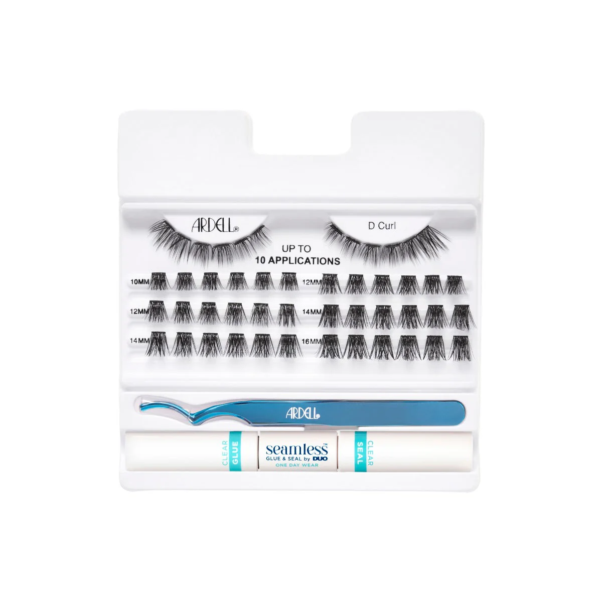 Seamless Underlash Extensions Faux Mink D Curl, 48-Count - Image 2