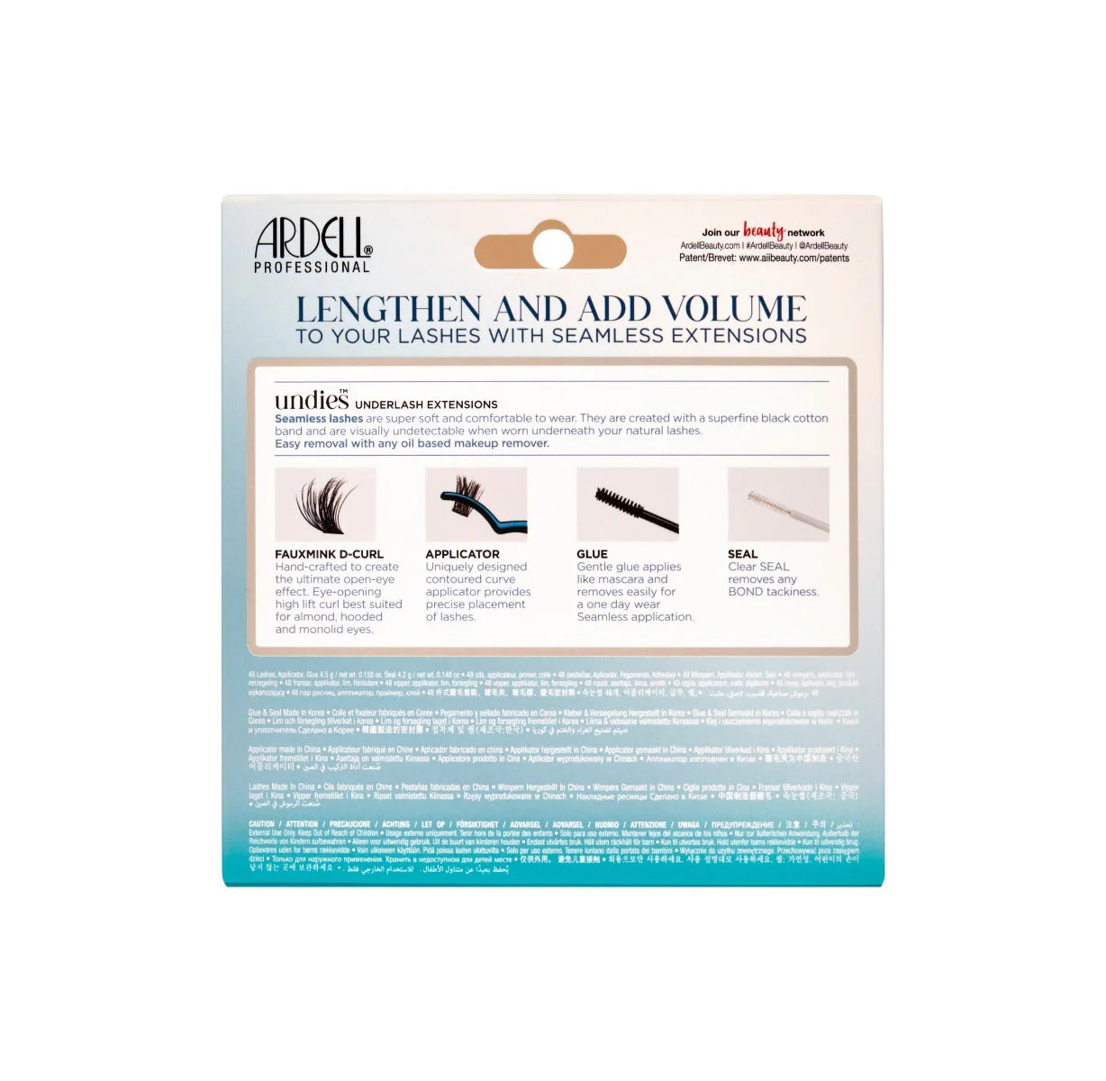 Seamless Underlash Extensions Faux Mink D Curl, 48-Count - Image 3