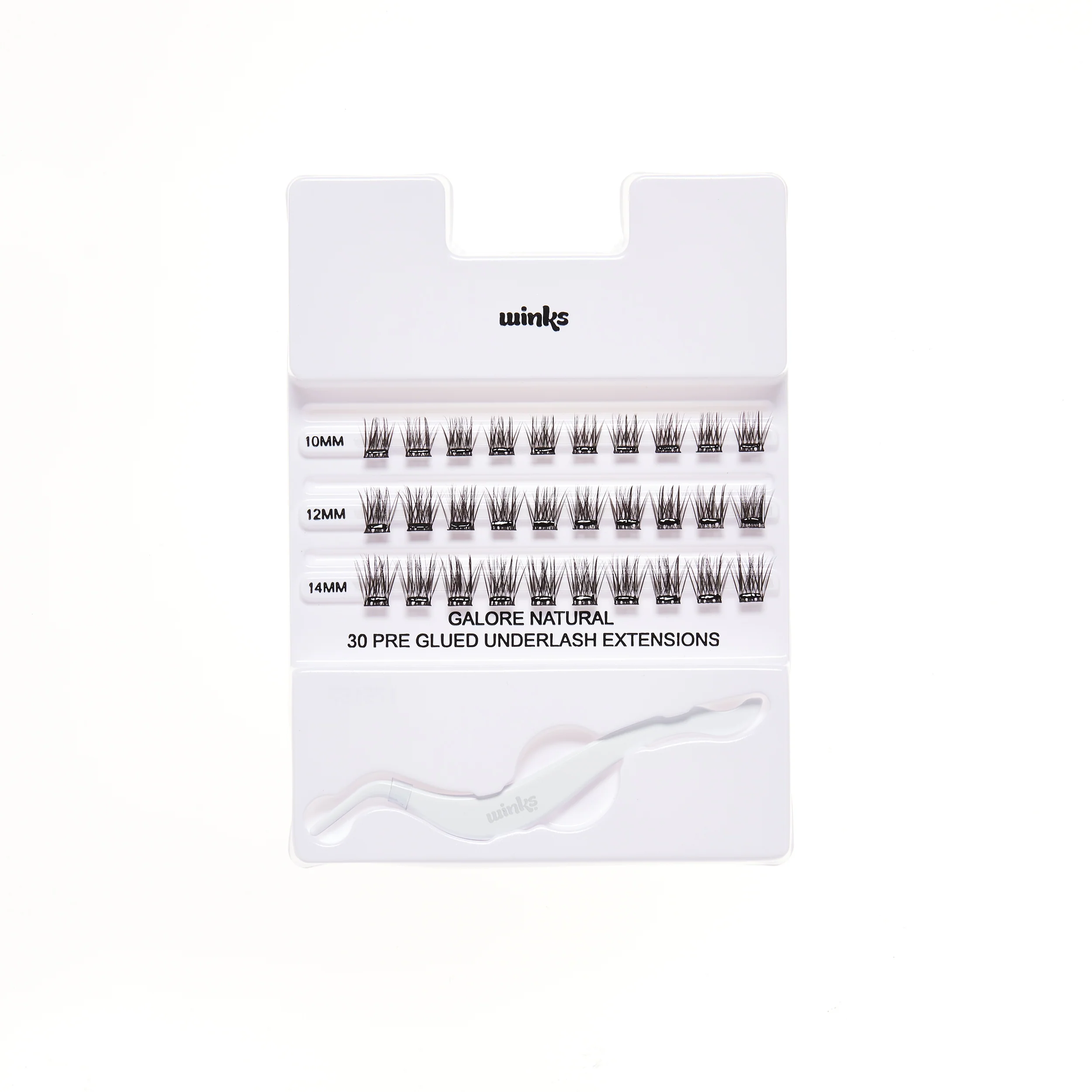 Winks Press On 30 pc Natural + Applicator - Image 2