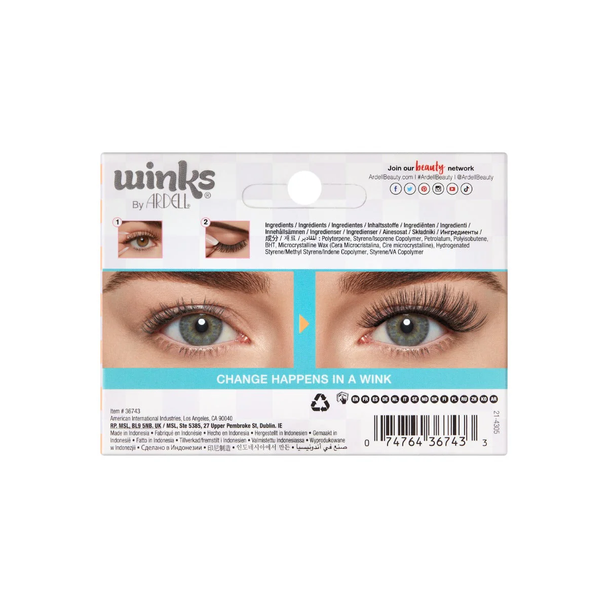 Winks Self Adhesive Peace - Image 4